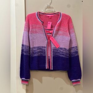 NWT Lilly Pulitzer Ombré Cardigan/Tank Set